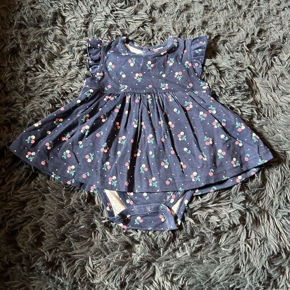 Quiltex Blue Cherry Dress